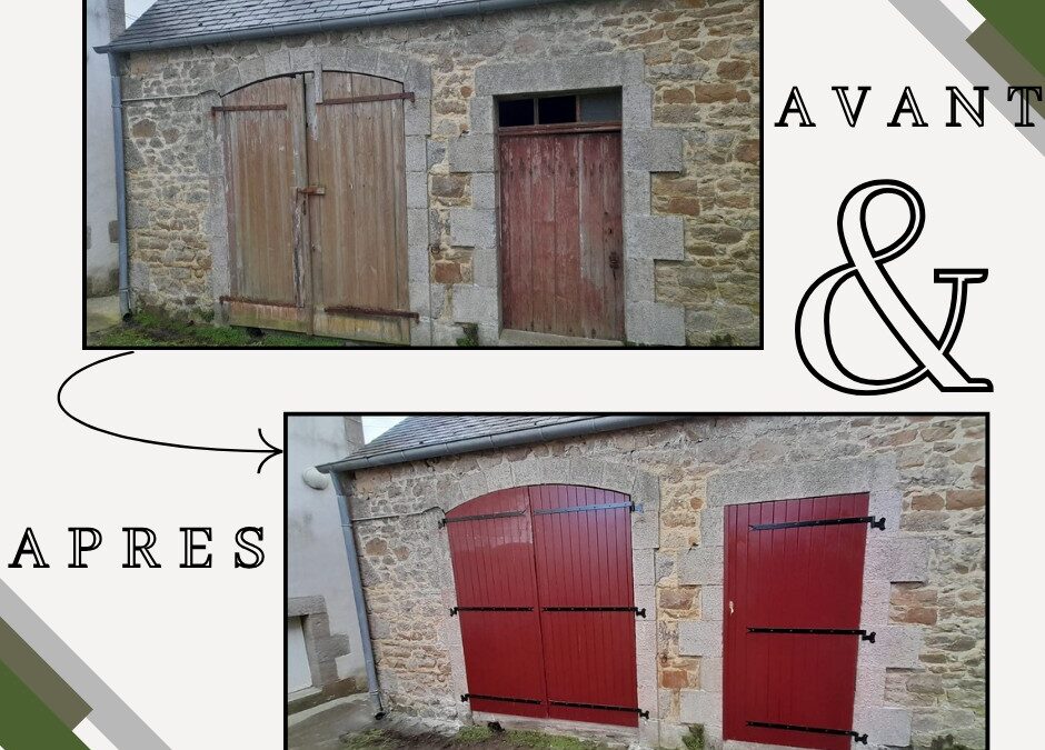 Changement de volets battants en bois Sothoferm