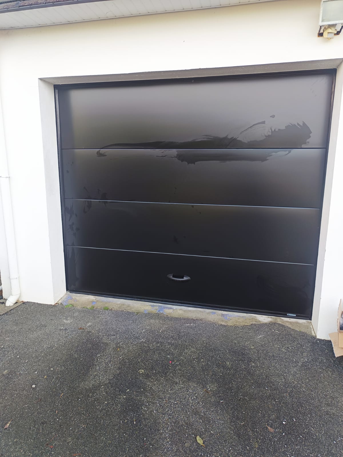 changement de porte de garage - menuiserie seite