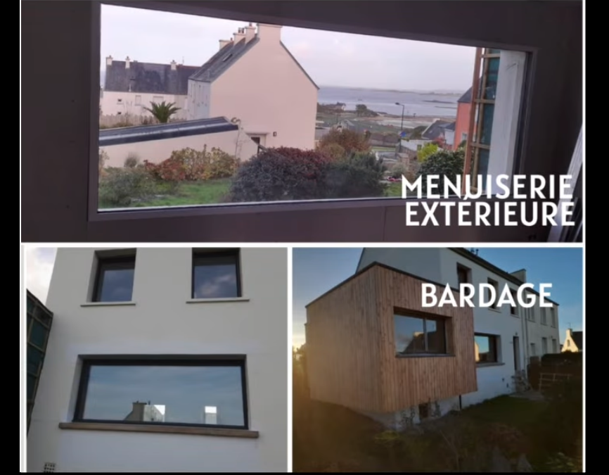 Extension en ossature bois : une réalisation alliant esthétique et performance à Cléder