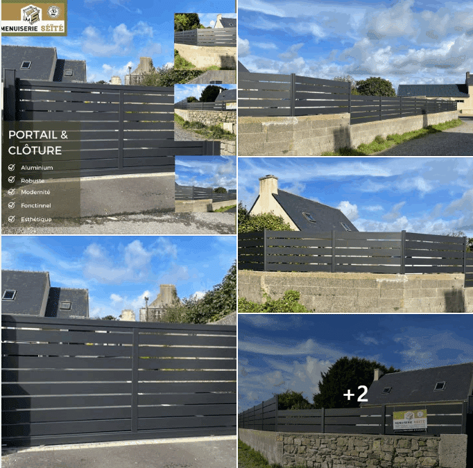 Clôture et portail aluminium sur mesure : sécurité & élégance