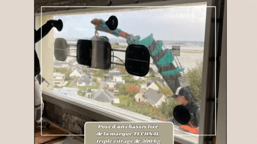 pose d’un chassis technal – menuiserie seité pose d'un chassis technal - menuiserie seité