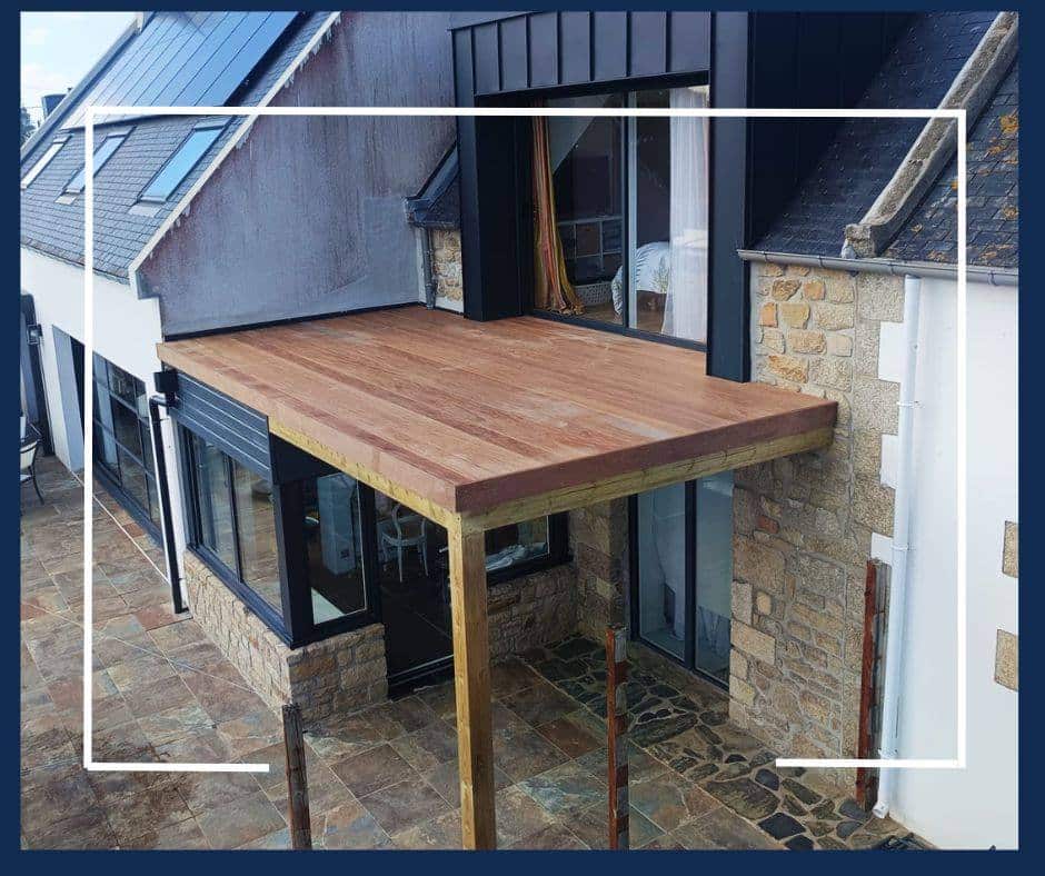 terrasse en padouk - menuiserie seité