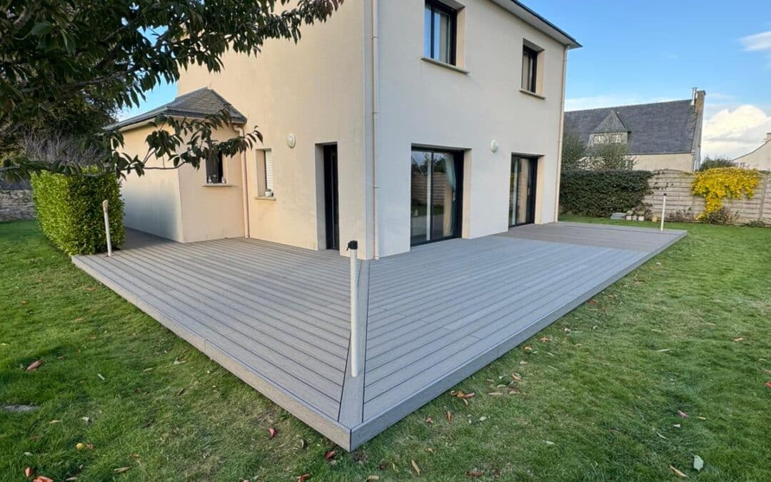 Nouvelle terrasse composite posée : durable, élégante et (presque) sans entretien